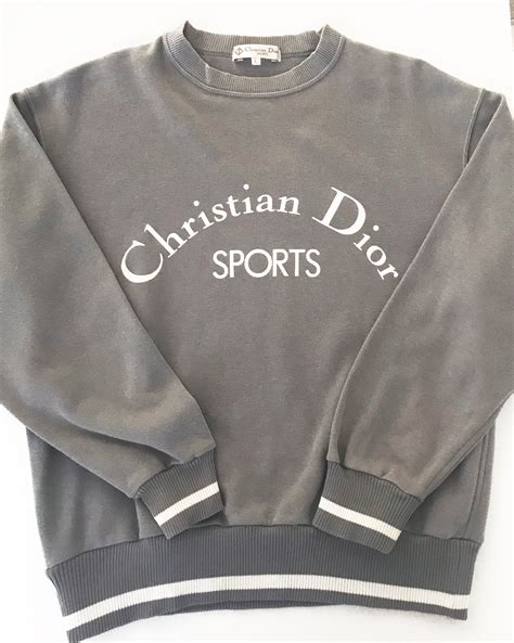 christian dior sports vintage sweatshirt|Christian Dior atelier sweatshirt.